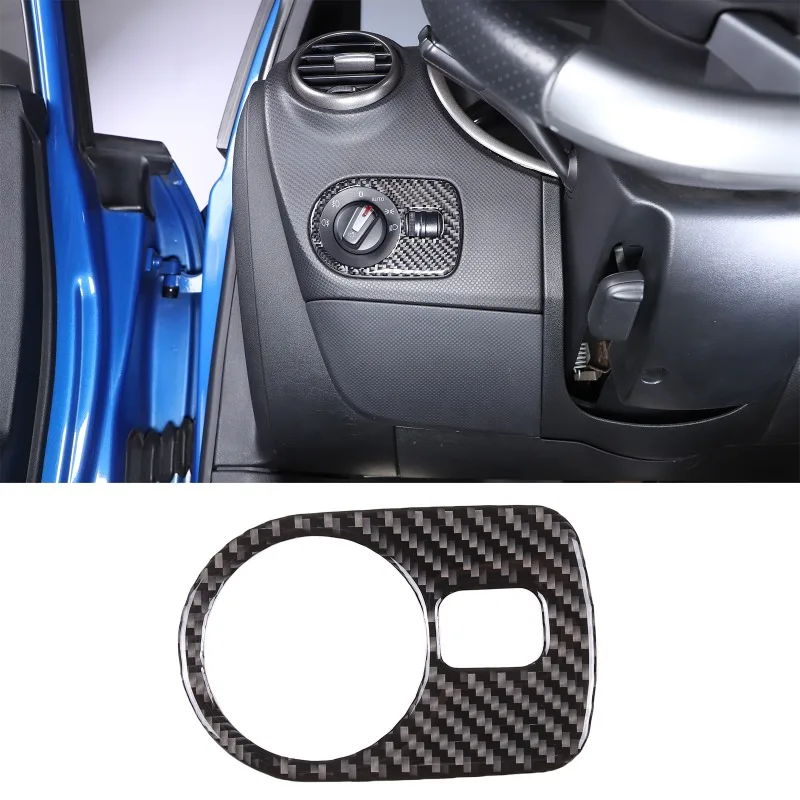 

Real Carbon Fiber (Soft) For 2008-2012 Seat Leon Headlight Adjustment Switch Panel Sticker Car Accessories