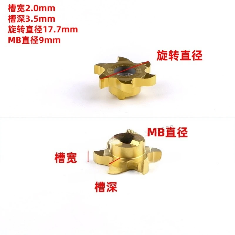 

T Slot Trapezoidal Whirlwind Milling Cutter Blade Hexagon CNC Grooveing Tool Holder