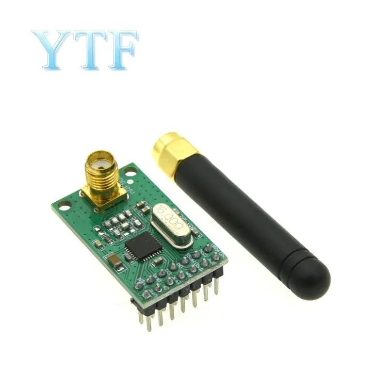 

433 868 915 MHz NRF905 Wireless Transceiver Module Transmitter Receiver Board NF905SE With Antenna FSK GMSK Low Power