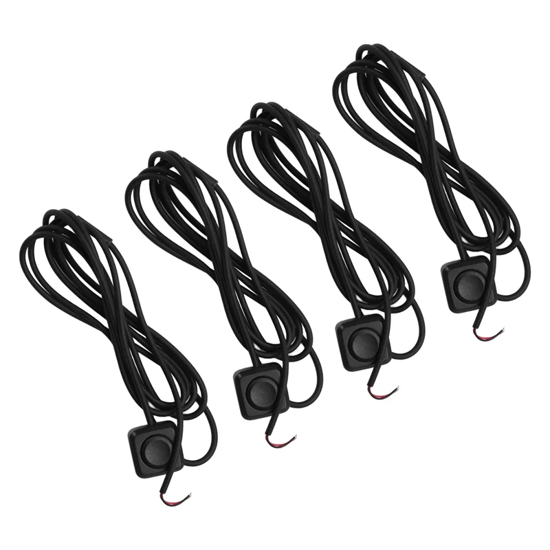 Кнопочный выключатель AC23-4Pcs, 4 шт., с функцией включения/выключения, 12В/24В, мини-кнопка для автомобильного звукового сигнала, промышленного управления, электронных экспериментов