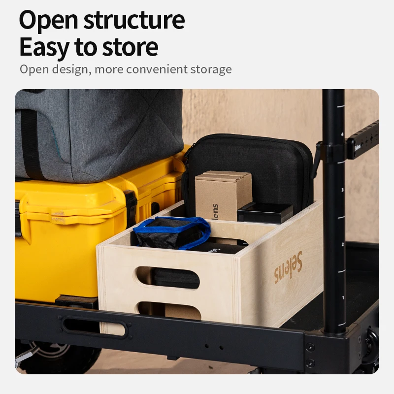 

Selens Multi-function Portable 4 in 1 Apple Box combination Photo Studio Kits Wooden Apple Box Photo Shooting Photography Props