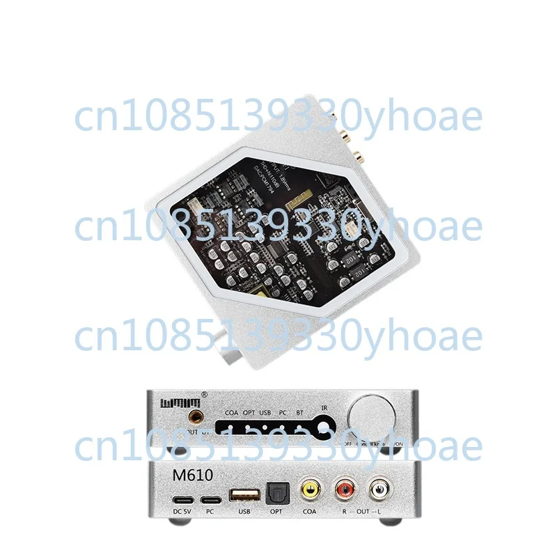 M610 Bluetooth USB Coaxial Optical Fiber U Disk Decoder Dacpcm1794hifi Headset Computer Cellphone Decoding