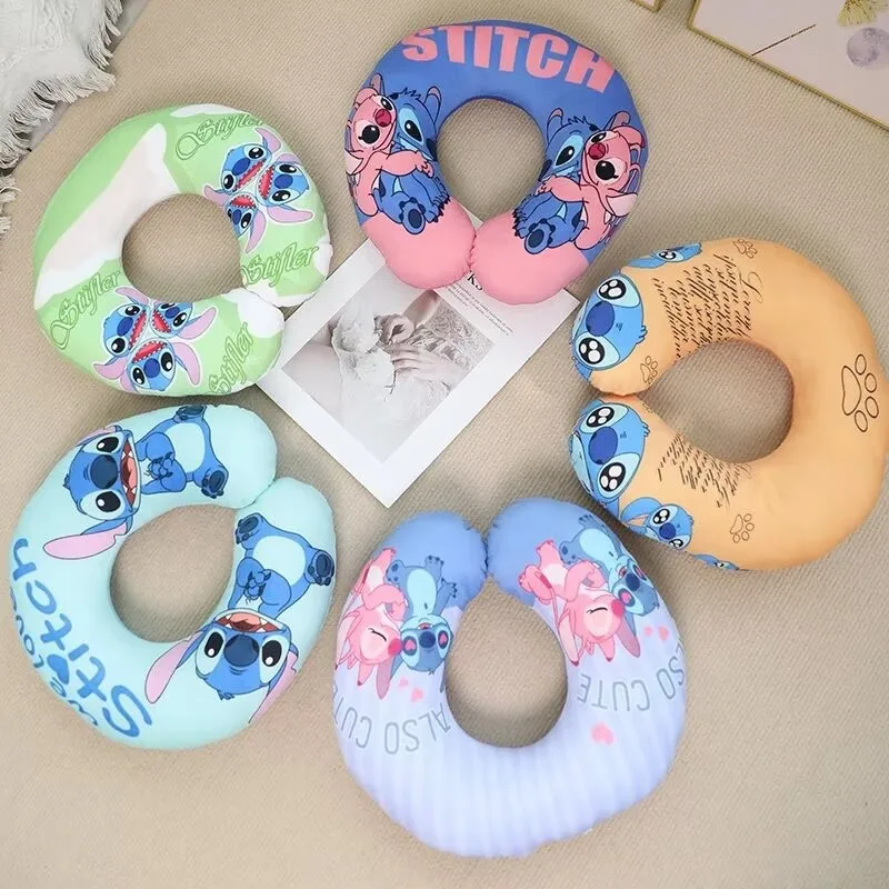 

Stitch Cute Creative Cartoon U-shaped Neck Pillow Car Travel Neck Pillows Office Napping Neck Pillow Decoration Daily Necessitie