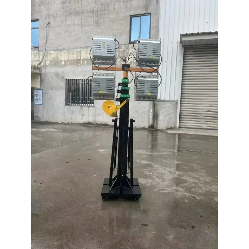 Telescoping Mast With Retractable Supporting Base Push Up Pole Telescopic Masts