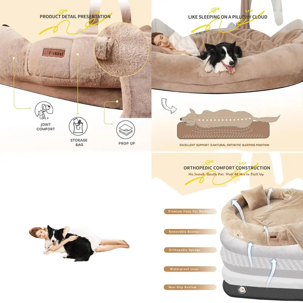 Large Adult Dog Bed…