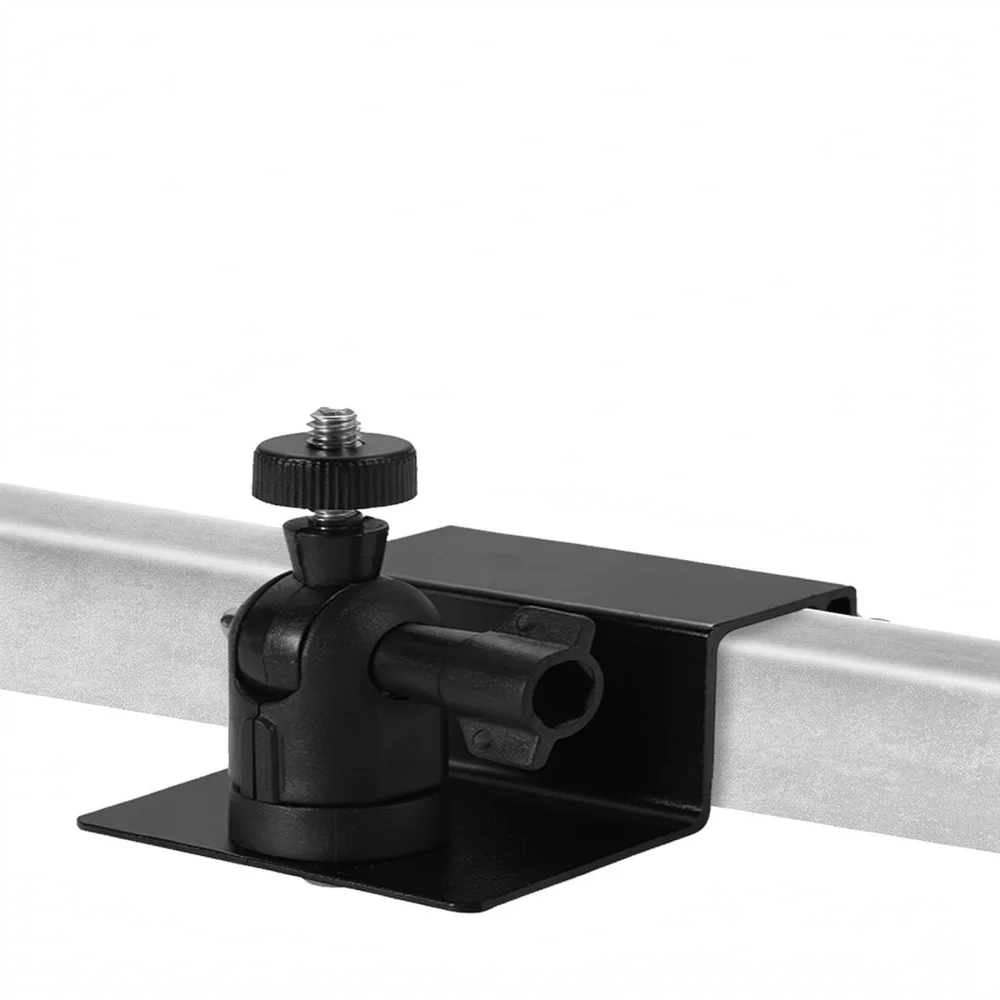 No Drill Gutter Mount Bracket For Security Camera Solar Panel Aluminum Alloy Rotating Outdoor Surveillance Device Wall Stand