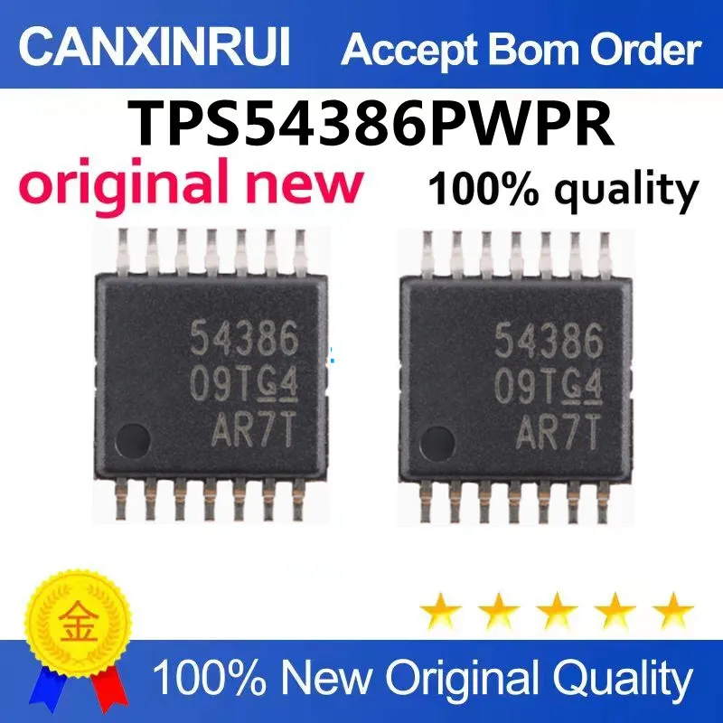 5-100個-オリジナル-tps54386pwpr-tps54386pwp、シルク-54386-付き、降圧コンバータ、輸入-ti-製