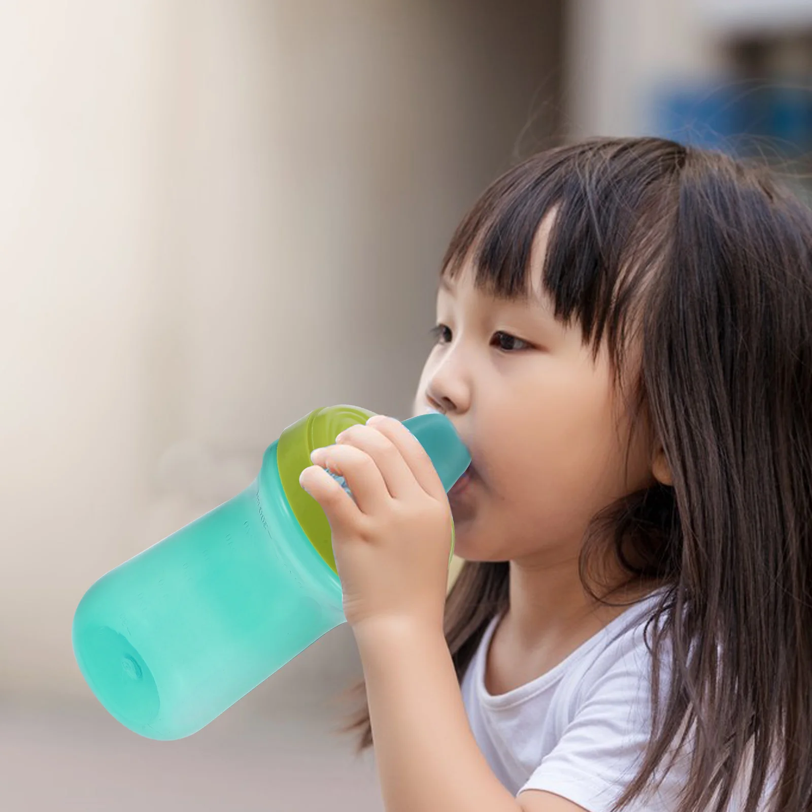 

2Pcs Baby Sippy Cups Spill Proof Portable Silicone Training Cups Cute Colors Infant Water Bottles for Toddlers