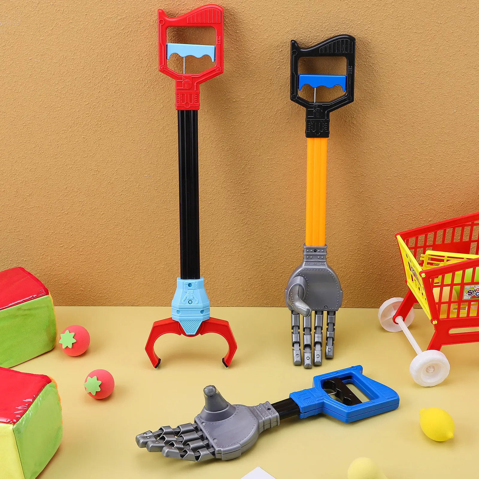 3pcs-robot-hand-grabber-collection-robust-plastic-interactive-grabbing-gear-motor-skills-development-early-learning