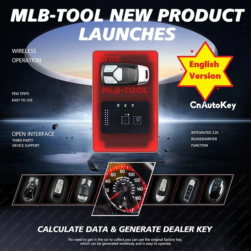 

English Version KYDZ MLB Tool Key Programmer For Audi Vw L-amborghini B-entley Calculate MLB Data Generate Dealer Key