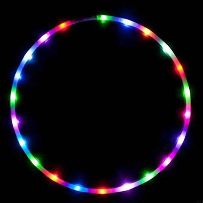 60/70/80/90 Loutre les jouets d'Halloween Hoop brillants pour les enfants pour dans l'obscurité avec des lumières LED