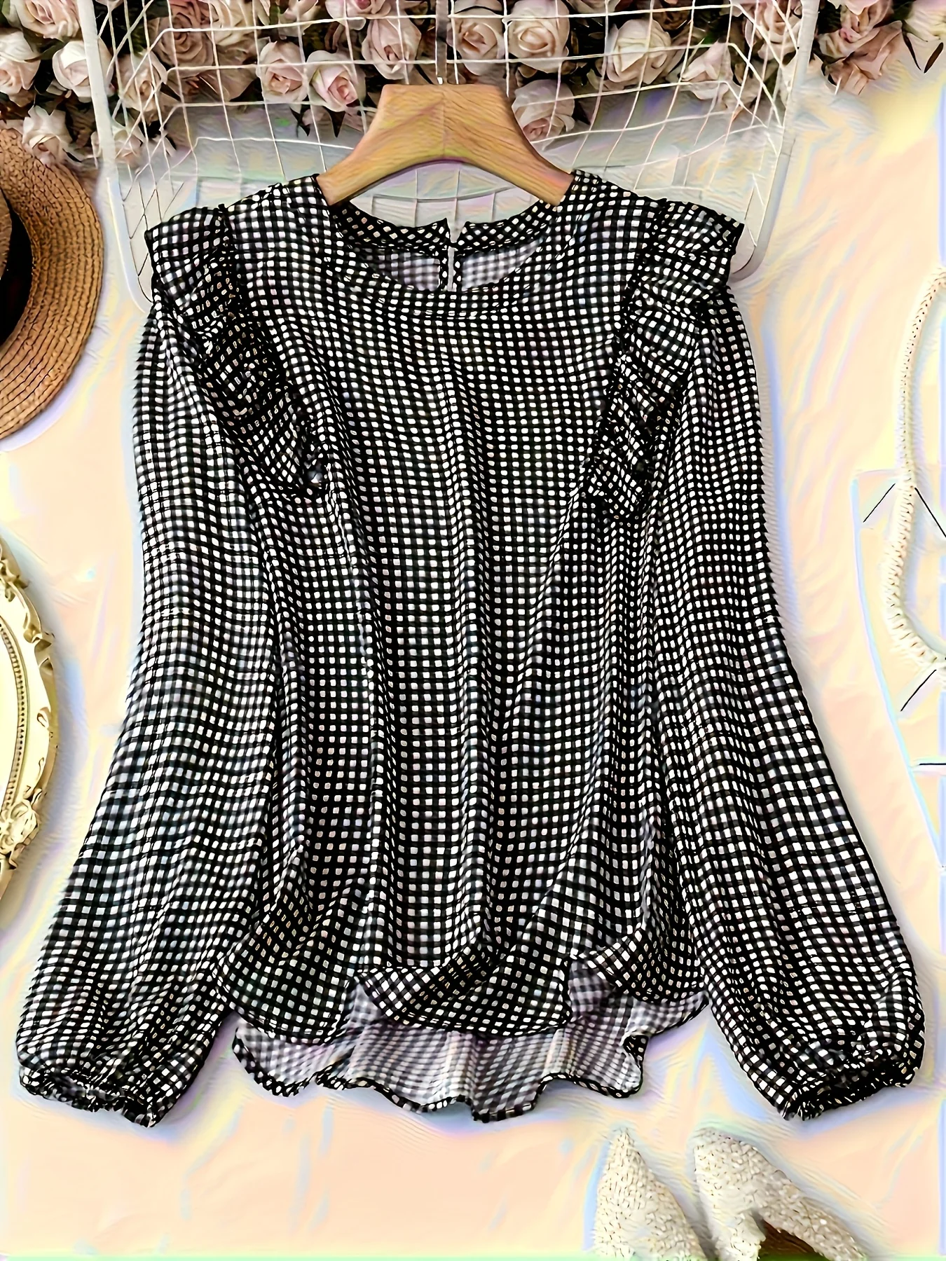 レディースプラスサイズシャツ夏シックエレガントシャツカジュアルレディースファッショナブルシャツ