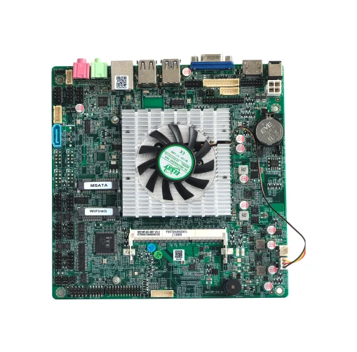 2025 ELSKY 팬리스 임베디드 셀러론 J1900 쿼드 코어 미니 ITX 보드 (8개 USB 포트, 10개 COM 포트, LVDS, VGA, 1개 HDMI 디스플레이 포함) 키오스크 POS용