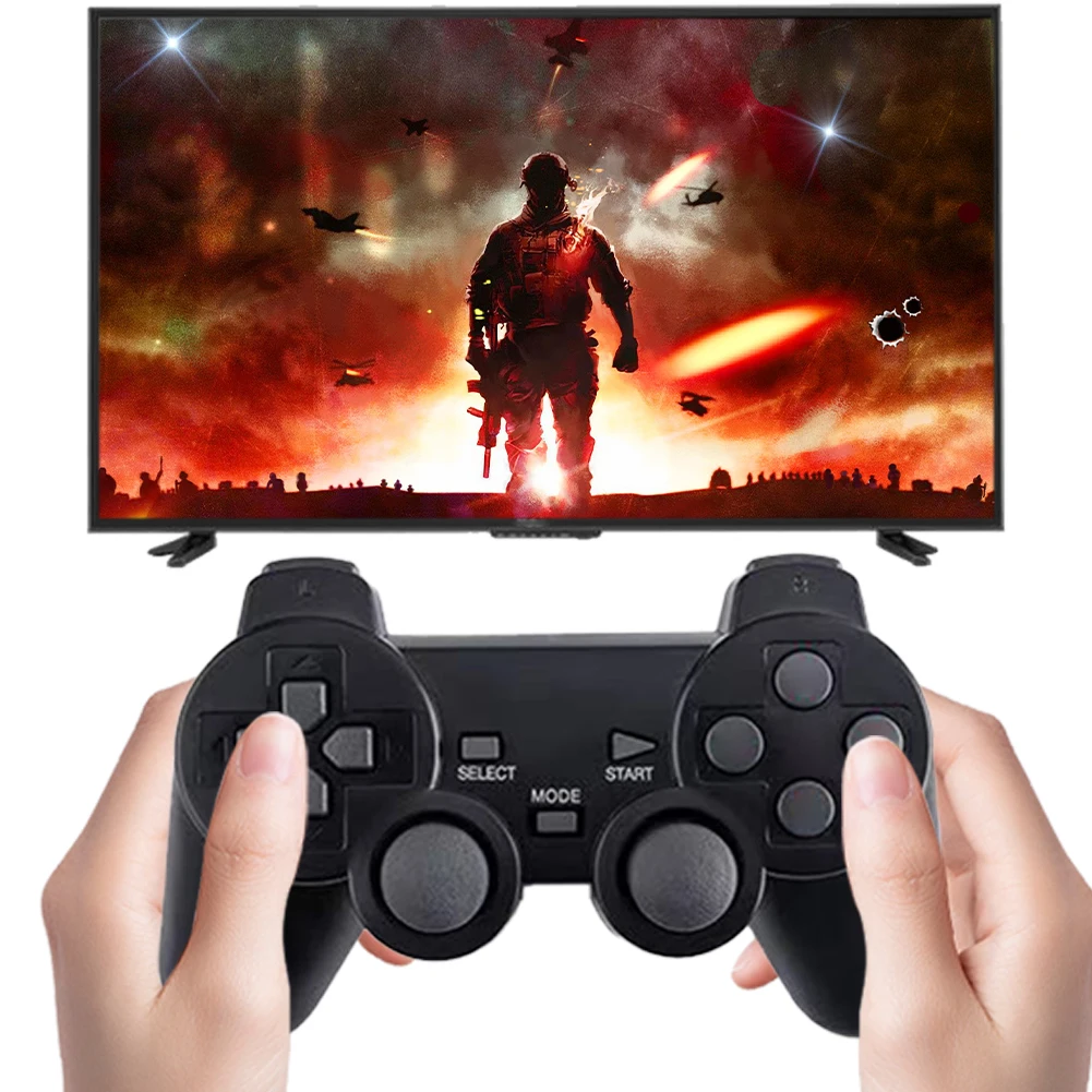 Video Game Sticks M8 Console Retro Games Console 2.4G Dual Wireless Controller 9 Emulator 10000+ 64G Retro Game for Kids Gifts