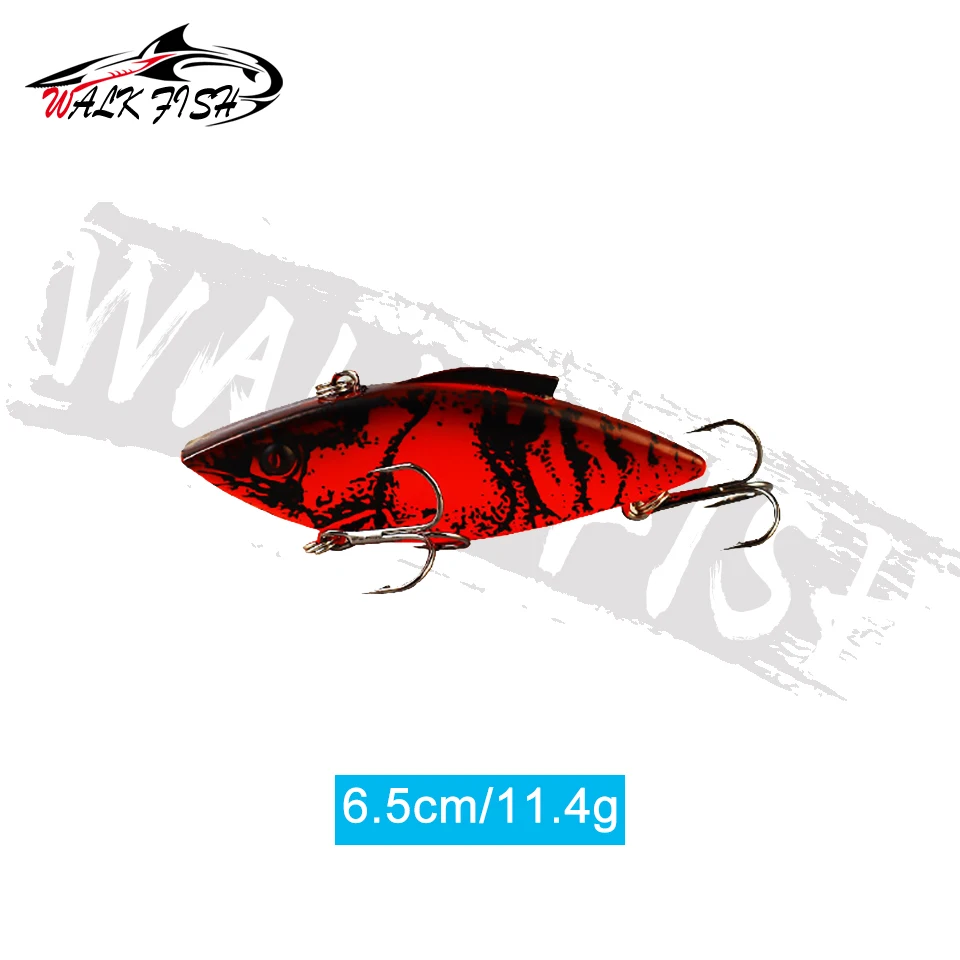 SPAZIERGANG FISCH 1Pcs 11,4g 18,6g Sinking VIB Köder Crankbait Angeln Jig Vibration Hecht Angeln Pesca Künstliche Köder kunststoff Harten Köder – Detail 9