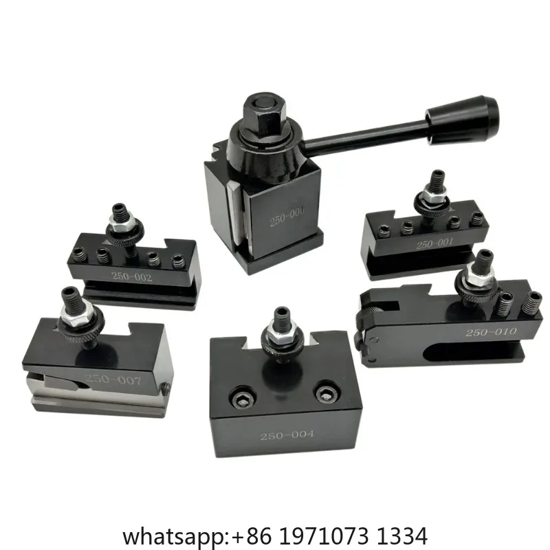 Lathe Tool Holder 250-000/250-001/250-002/250-004/250-007/250-010 Wedge  Type Quick Change Toolpost Tool Holder Lathe Tools