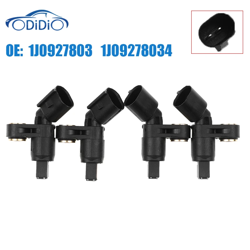 

ODIDIO 1J0927803 Front Left 1J0927804 Right ABS Wheel Speed Sensor For VW MK4 Golf TT Beetle