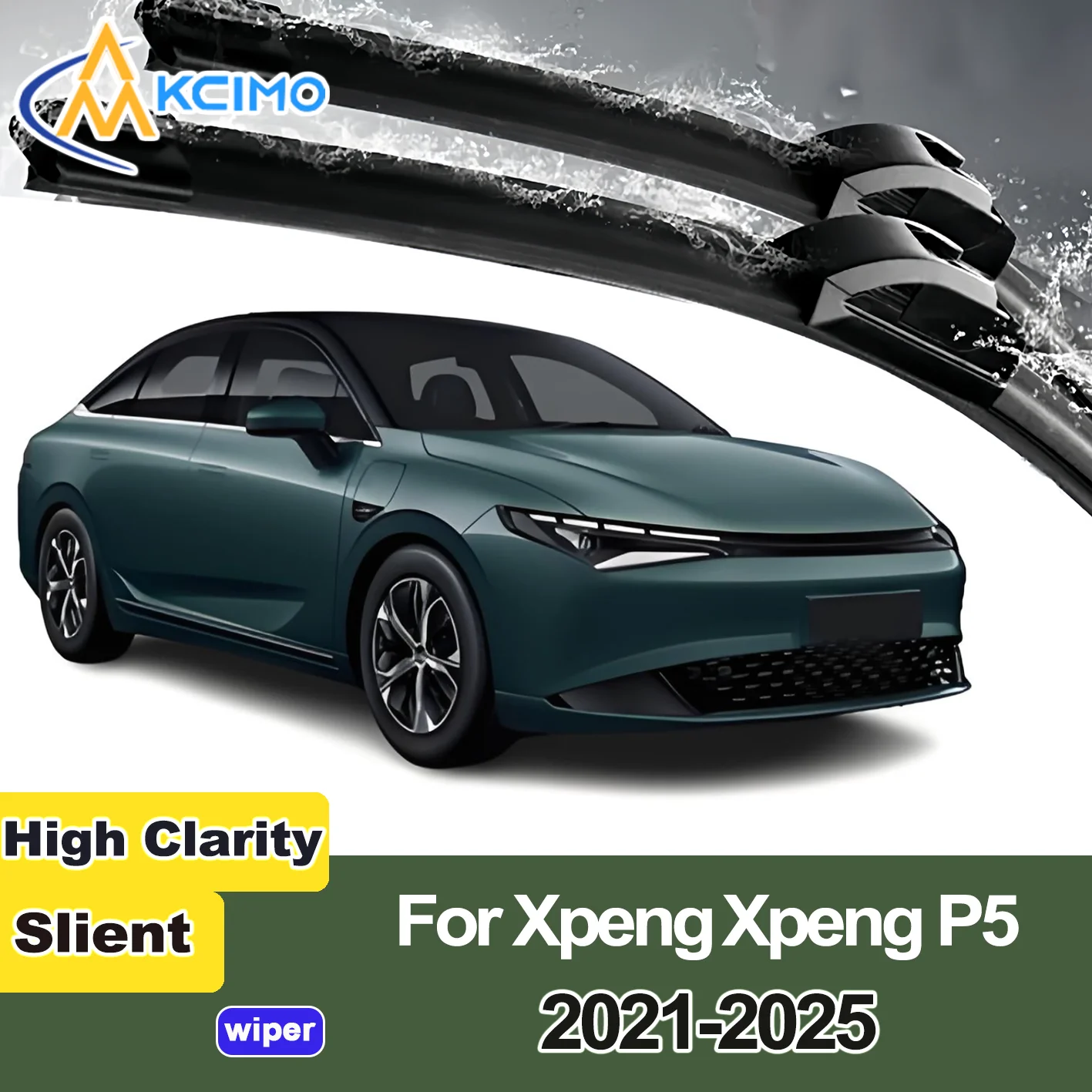 

2PCS New Front Windshield Wiper Blade for Xpeng Xpeng P5 2021-2025 Front Windshield Auto Wipers Blade Accessories 2025 2024 2023