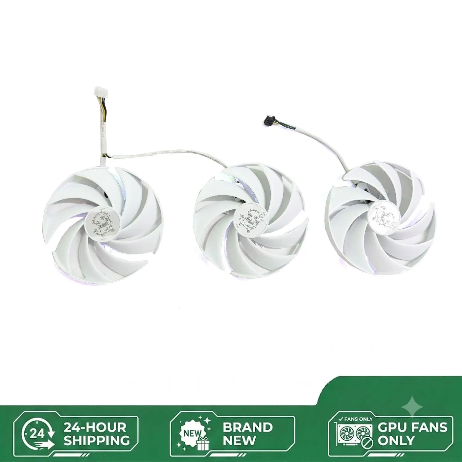 NEW 95MM 4PIN PLD10010B12HH For MSI RTX 4080 Gaming x Trio White Graphics Card Cooling