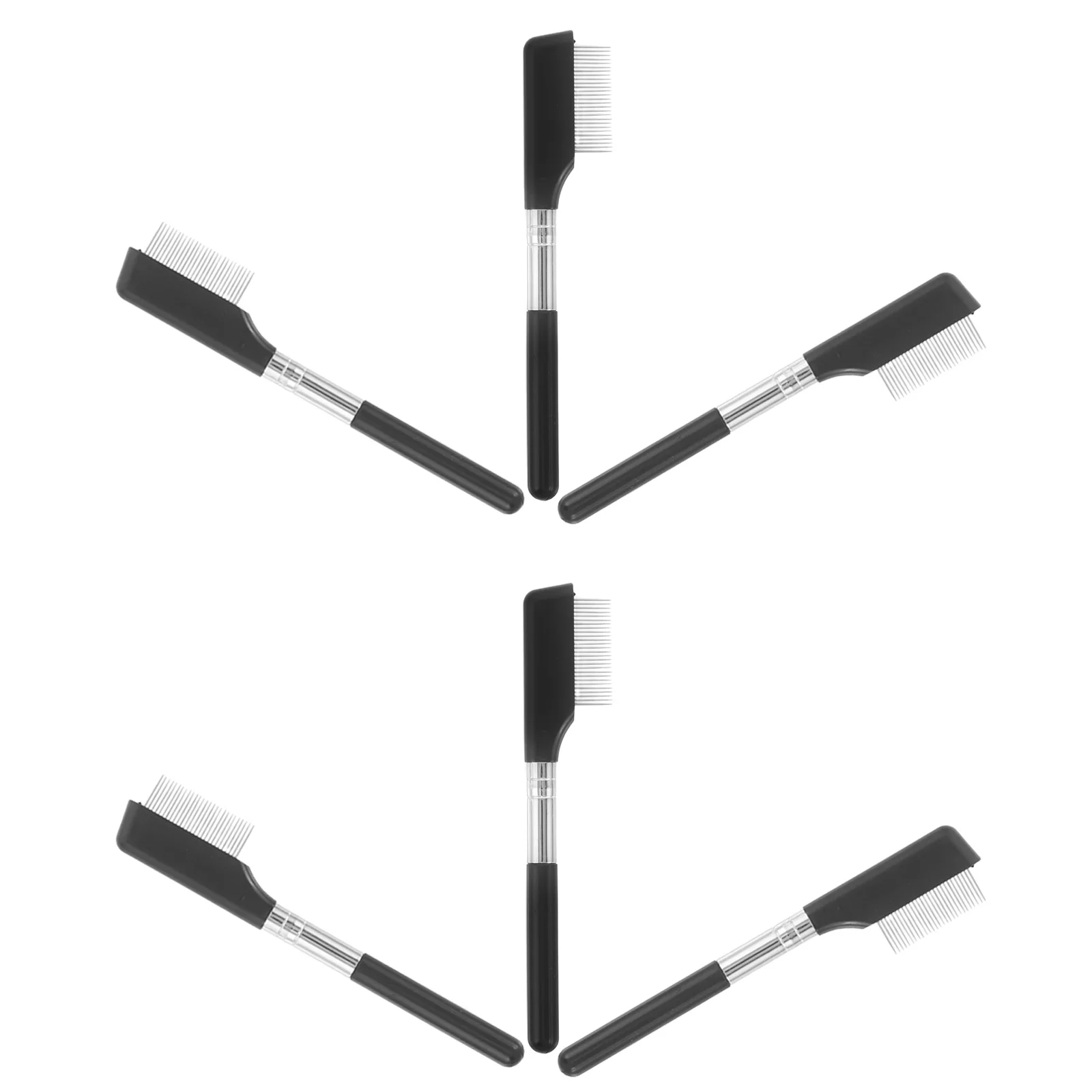

6 Pcs Eyelash Comb Separator Tool and Tools Straight Handle Brow Styling Plastic