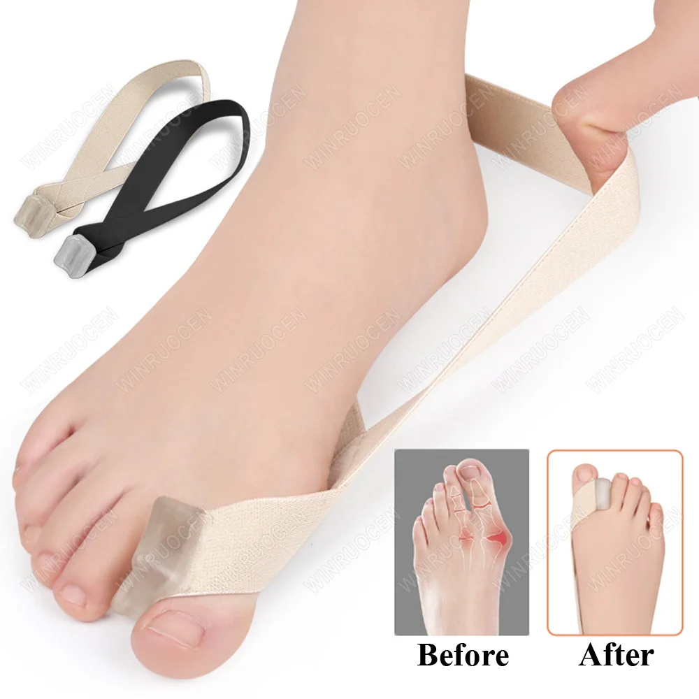 Toe Separator Bunion Corrector Toe Brace bandage Orthopedic Hallux Valgus Relief Bone Thumb Adjuster Correction For Men Women