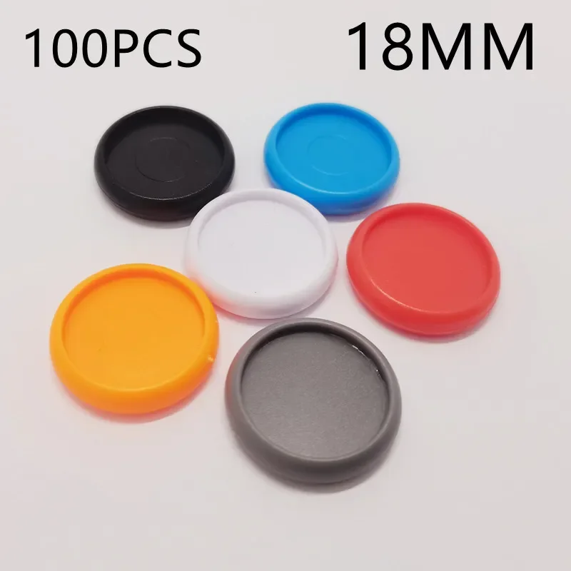 100PCS18MM loose-leaf mushroom hole binding ring, solid plastic binding button notebook binding CD.