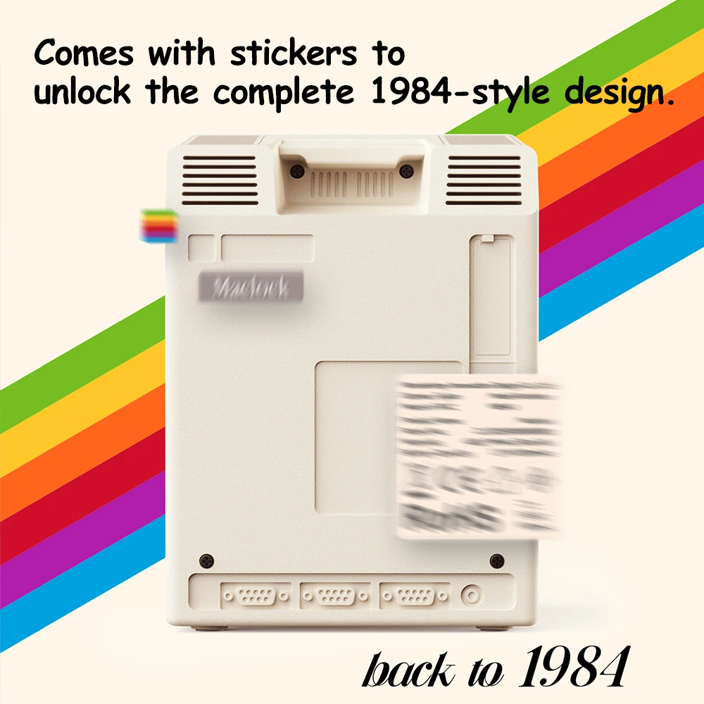 ساعة ماكلوك ريترو مع ضوء ليلي لتزيين طاولة الإبداع بجانب ساعة منبه لتزيين غرفة الأطفال