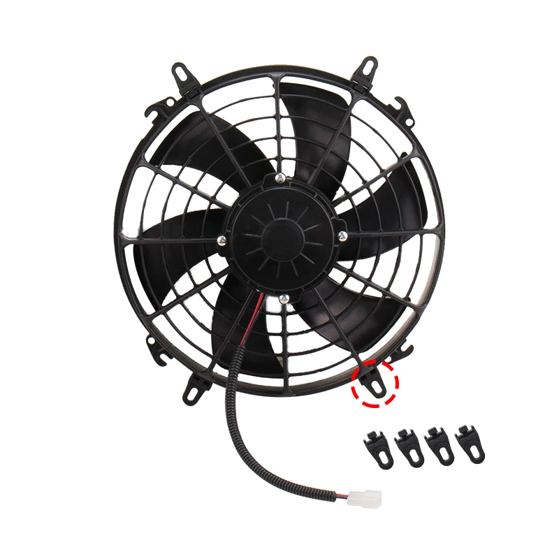 Car Air Conditioning 12V 24V Electronic Fan Radiator Electric Cooling Fan Condenser Fan 261 Bus