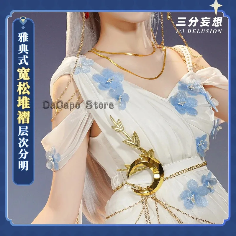 

COSda@Frieren Cosplay Anime Frieren: Beyond Journey's End Cosplay Adult Dress Costume Wig Mahou Shoujo Doujin Greek Goddess Outf