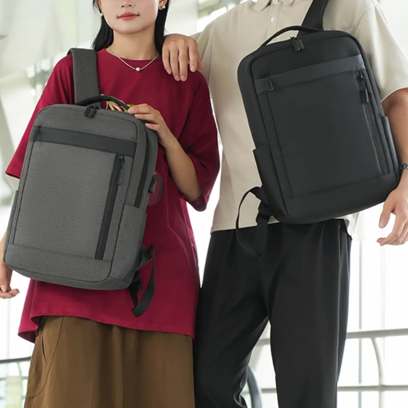 

Fashionable Large-Capacity Simple Business Backpack Casual Commuting Backpack Laptop Bag Lightweight short-trip backpack