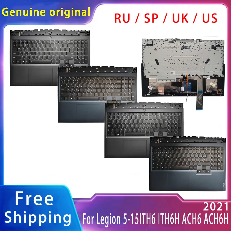 

New For Lenovo Legion 5-15ITH6 15ITH6H 15ACH6 15ACH6H 2021;Laptop Accessories US/SP/UK/RU Keyboard