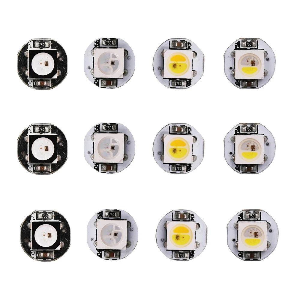 2 - 1000 sztuk adresowalne SK6812 3535 5050 RGB LED pikseli mini pokładzie (8mm * 3mm) radiator 5V czarny PCB/biały PCB podobne WS2812B