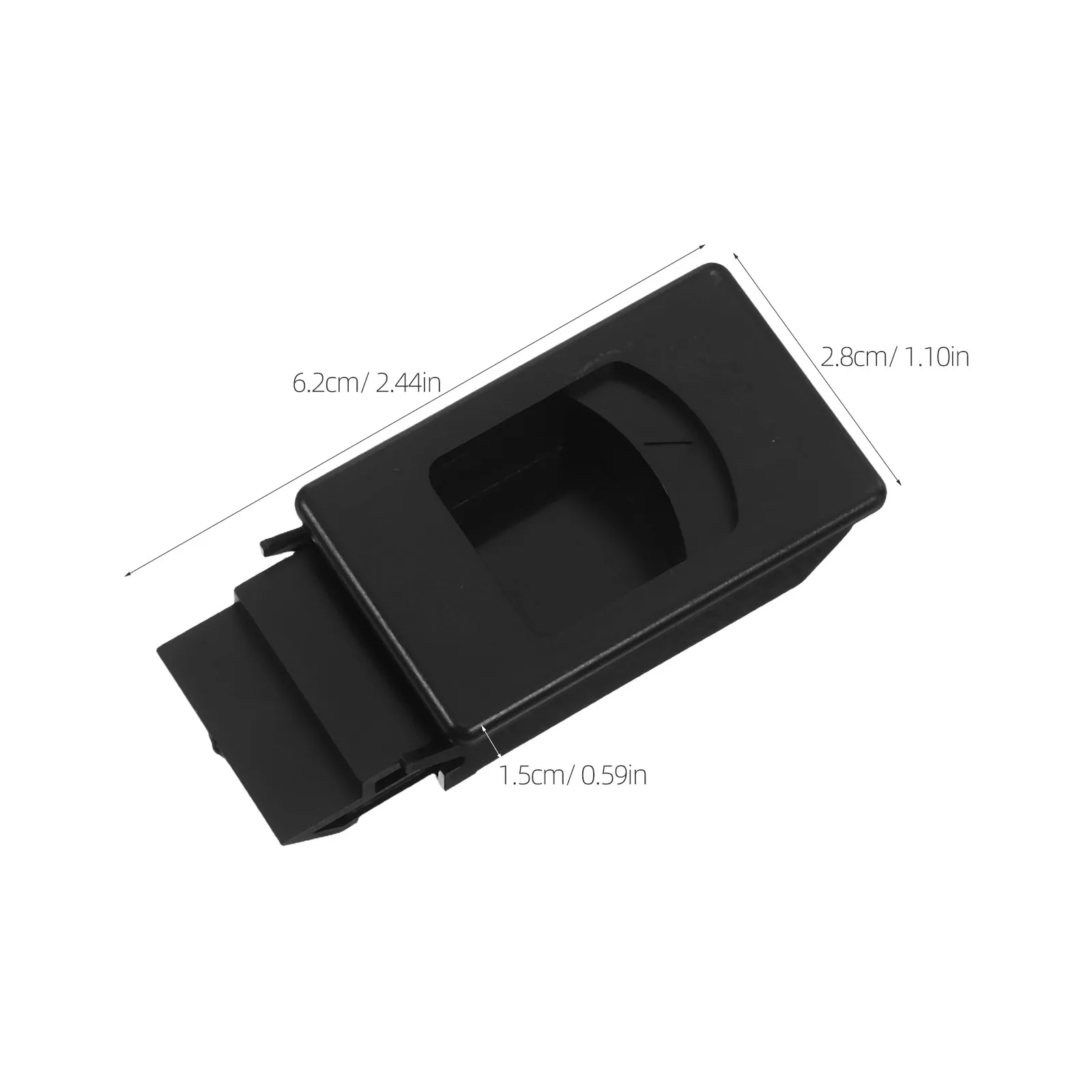 10Pcs Hidden Door Lock Push Pull Plastic Cabinet Latch for Indoor Distribution Point Closure Buckle Cabinet Locks