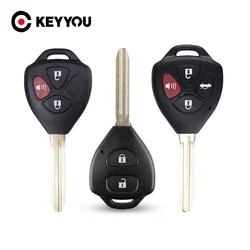 KEYYOU Remote Car Key Shell Case Cover Fob sostituzione per Toyota Camry Avalon Corolla Matrix RAV4 Venza Yaris