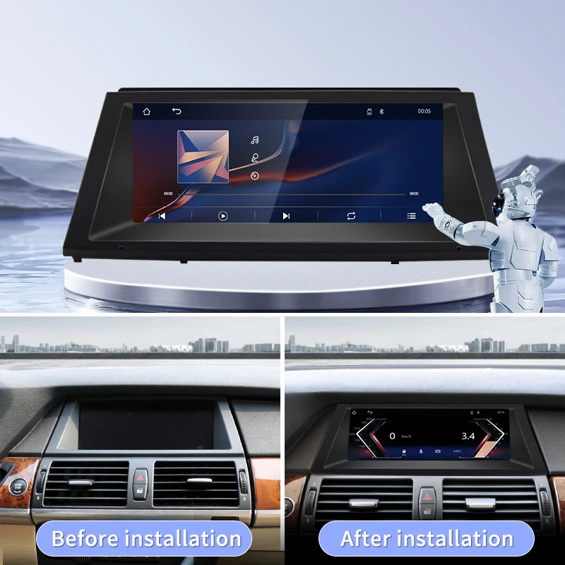 Factory Price 8.8 Touch Screen Display For BMW X5 E70 X6 E71 E72 CCC CIC Wireless Carplay Android Auto Car Multimedia Player BT