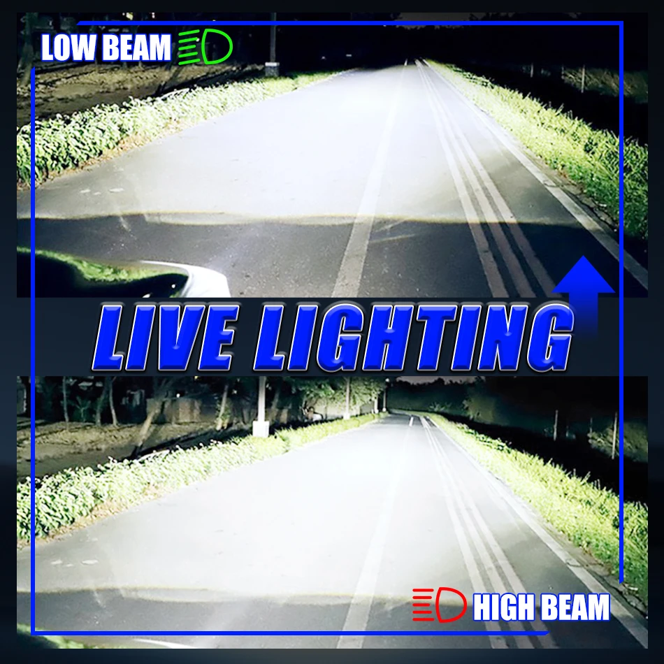 H4 LED المصابيح الأمامية Canbus 5570 CSP K5C plus H7 H1 H3 H11 H8 H9 9005 HB3 9006 HB4 9012 HIR2 6000K النحاس أنبوب سيارة مصابيح الضباب الخفيف #3