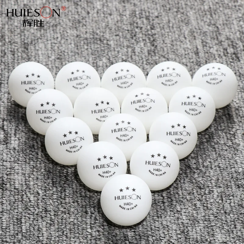 (10pcs) Huieson Table Tennis Ball Randomly Mixed Pingpong Ball White or Yellow Mixed 40mm