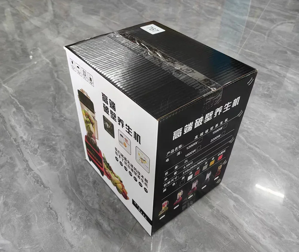 Zilong 100% 순동 하이 퀄리티 다기능 상업용 블렌더 기계, 스테인레스 스틸 블레이드 6 개, 스무디 믹서기