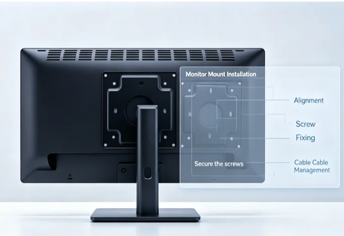 EGLOBAL F2 Mini PC VESA Mount Fanless Industrial Computer 2 LAN 4 COM RS232 Triple Display Support