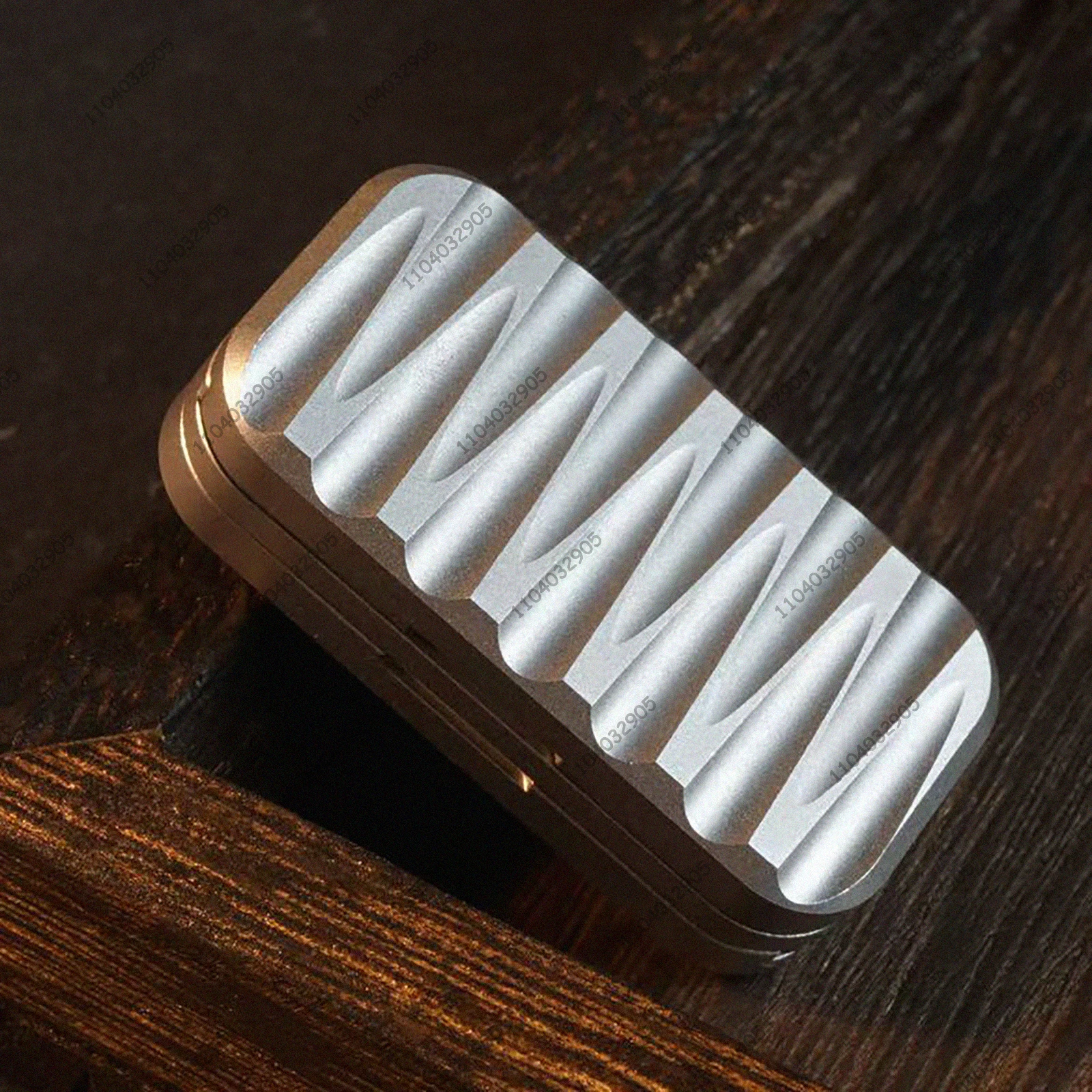 EDC Fidget Slider Infinite Card Push Metal Fidget Spinner ADHD Fidget Gear Gadget Stress Relief Anti Anxiety Boys Gift