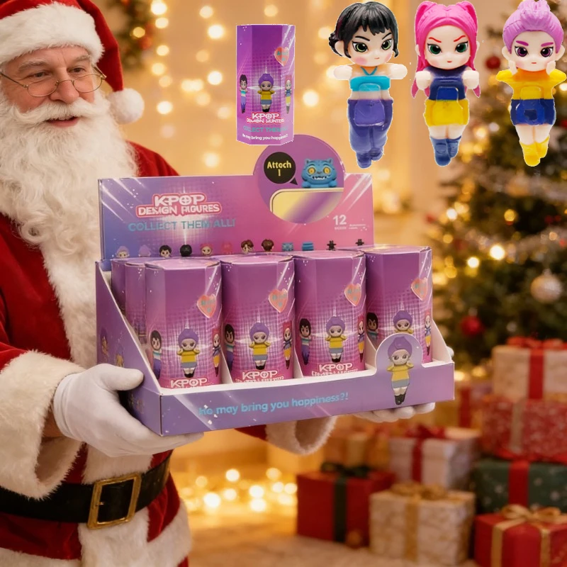1-12 SZT. Blind Box K-Pop Demon Hunters Rumi Aileen Cera Figurki Postaci Zabawki Lalki dla Fanów Dzieci Prezent na Urodziny Boże Narodzenie