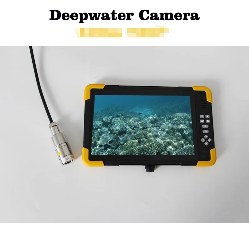 5MP AHD 10.1inch Recording Monitor 200M Underwater Pipeline Plumbing Sewer Inspection Camera Drain Pipe Video Camera