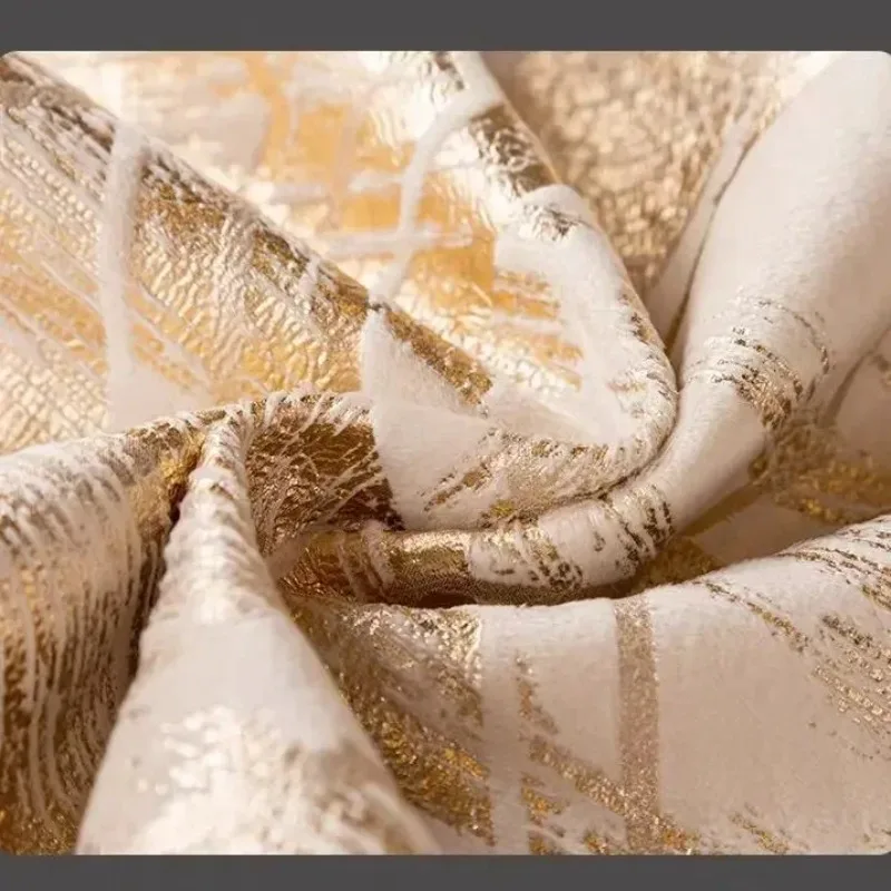 Luxury Embroidery Velvet Sofa Cover for Living Room, Non-Slip, Hot Stamping Stripes, Cushion Mat, Sofa Towel, Home Couch Decor