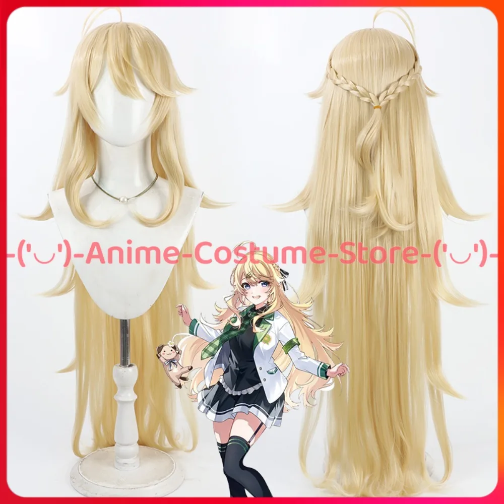 NIJISANJI Kohaku Cosplay Wig Anime Game Character Halloween Carnival Party Costume Wigs Heat Resistant Synthetic Hair
