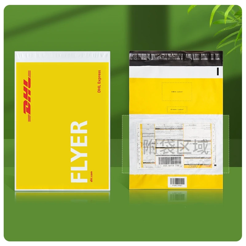 New DHL Fedex E-Commerce Express Bag Waterproof Courier Bag Envelope Mailing Bags Self Adhesive Seal Pouch