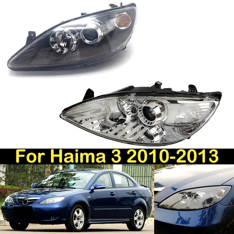 DECHO Headlight For Haima 3 2010 2011 2012 2013 Front bumper headlight headlamp Assembly head light head lamp