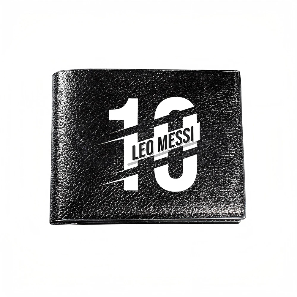 Leo Messi Number Ten Design Men's Wallet Fashion Business Card Holder Casual Style