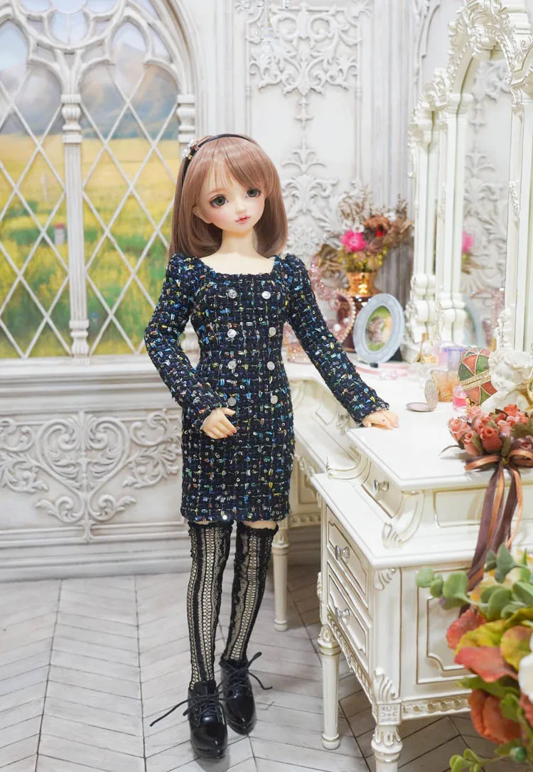 [wamami] Lace Full Dress For 1/4 MSD 1/3 SD DDM DDL AOD Doll Dollfie Outfits