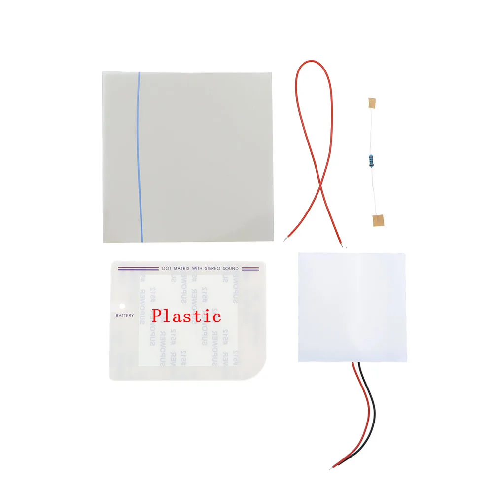 1Set Screen Lens & Backlight Polarizer Film Replacement Kit For GB DMG‑001, Console DIY Backlit Mod Repair Spare Parts