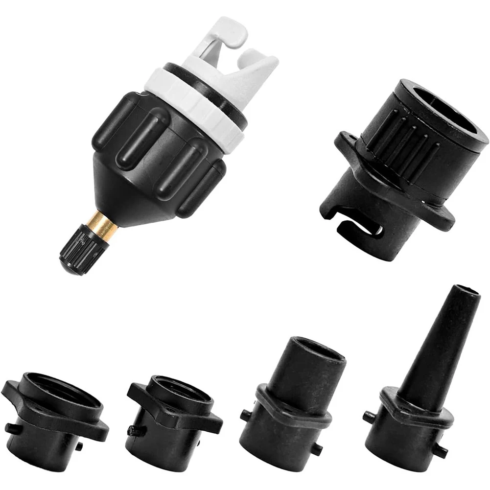 Air Valve Adapter Inflatable Rowing Rubber Boat Paddle Canoe Kayak Air Valve Pump Compressor Converter SUP Board Boat Acessories